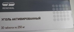 Уголь активированный, RENEWAL табл. 250 мг №30