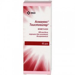 Асманекс Твистхейлер, пор. д/ингал. дозир. 400 мкг/доза 60 доз №1