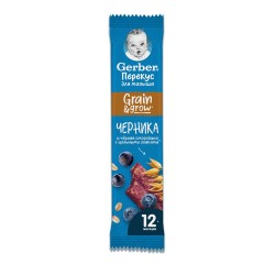 Батончик, Gerber (Гербер) 25 г №18 черника черная смородина